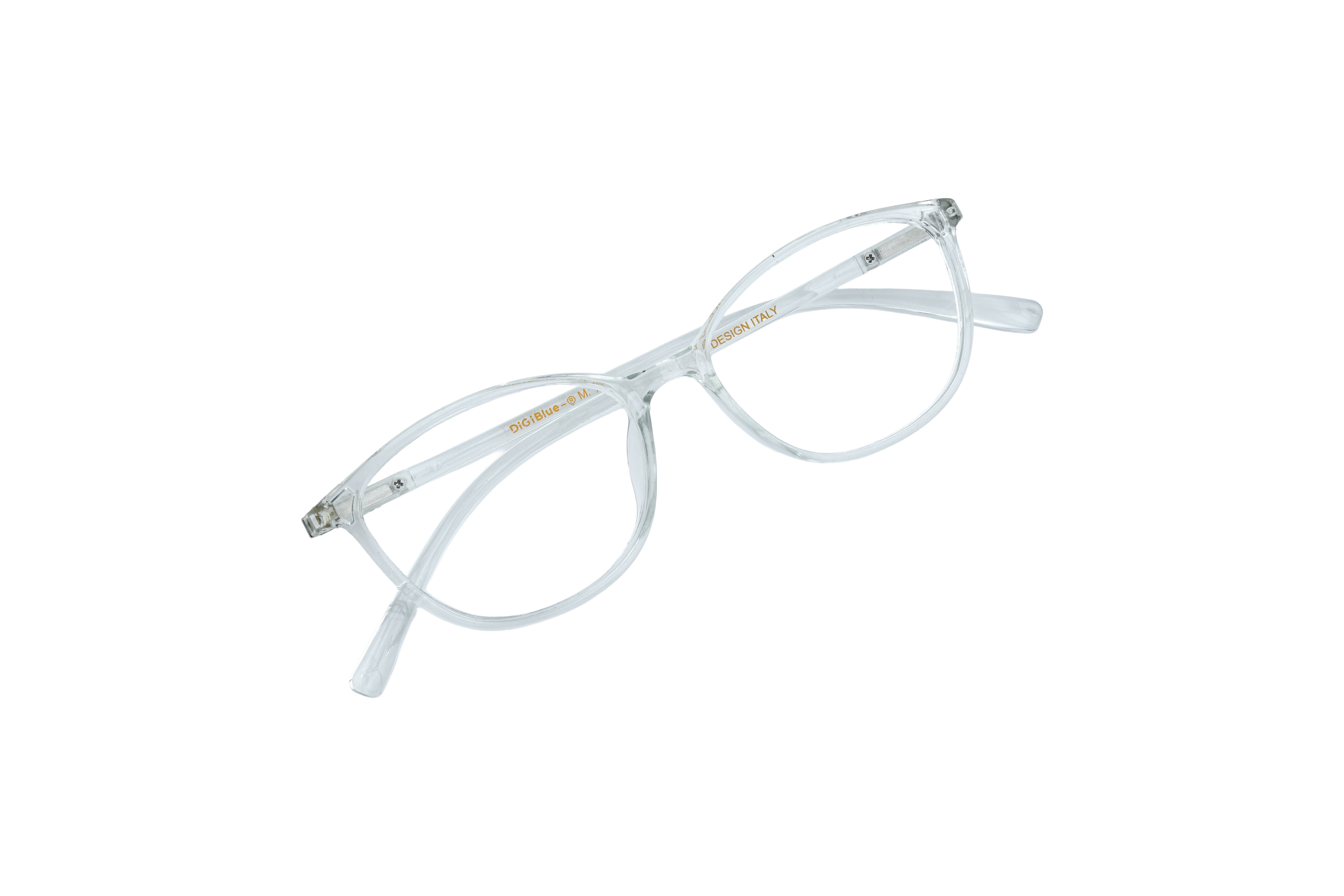 TR Flexible Frame | Transparent White | cat-eye