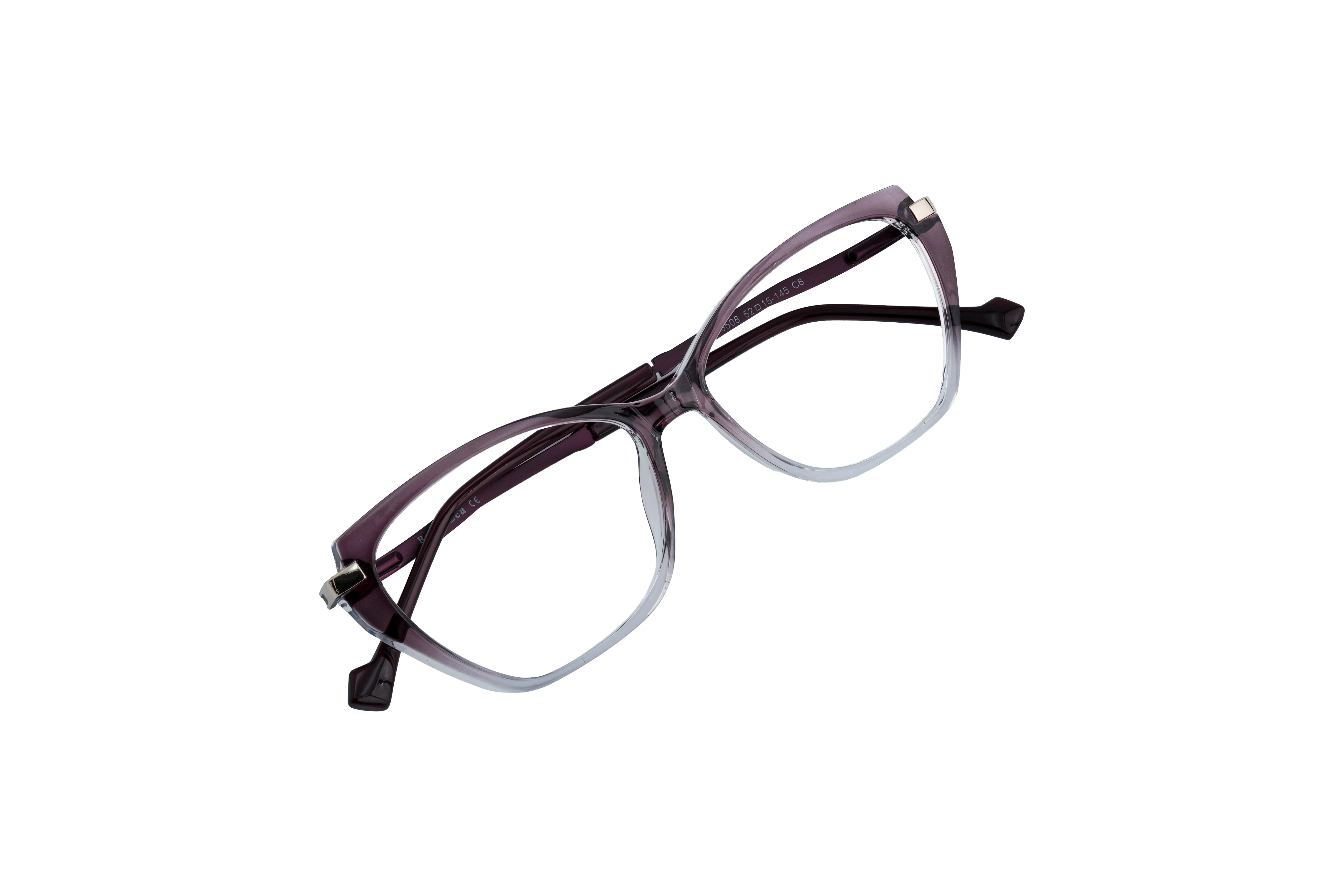 Imported Collection | cat-eye | Purple-white dual tone