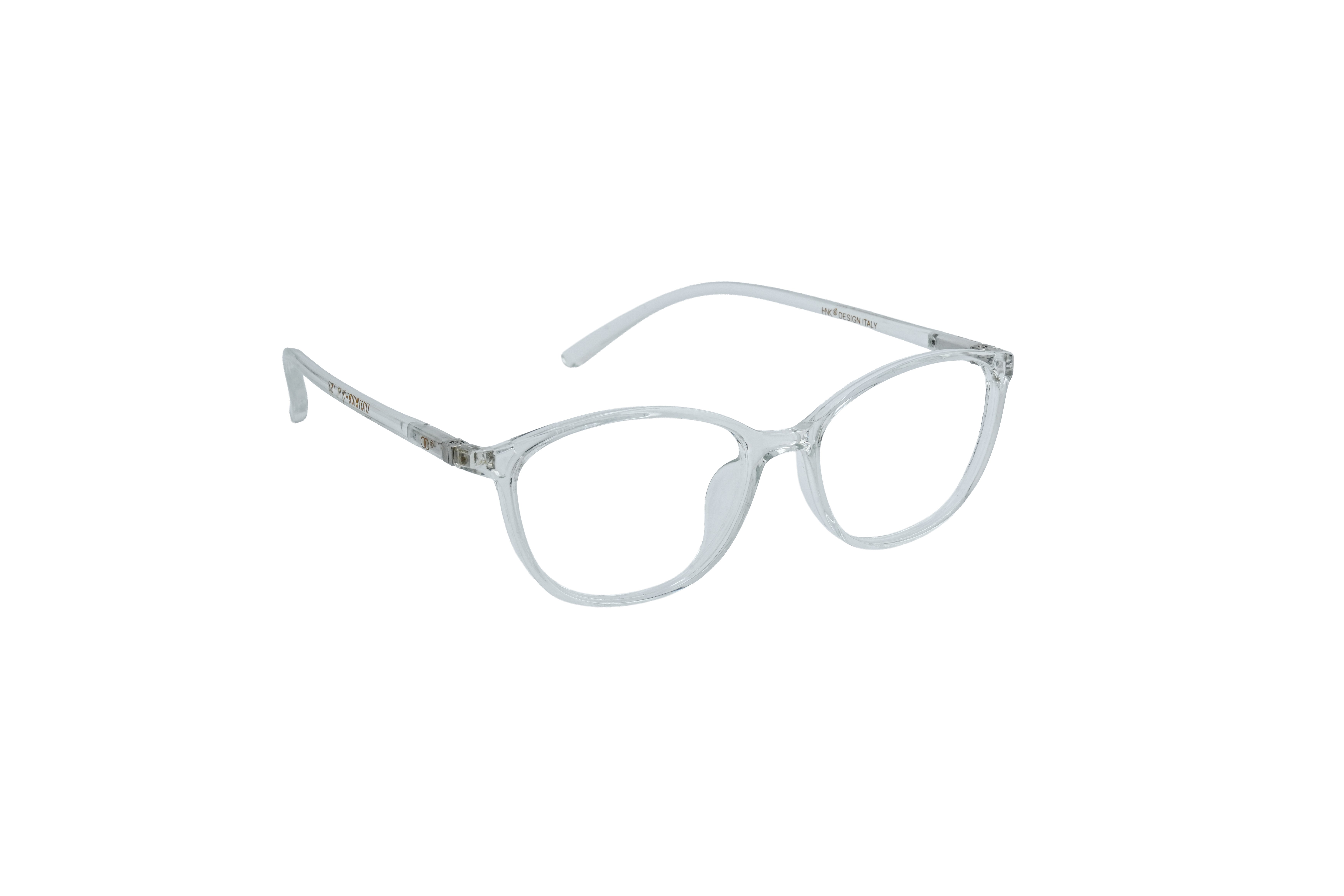 TR Flexible Frame | Transparent White | cat-eye
